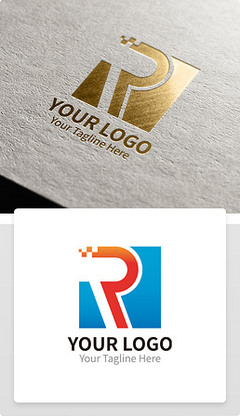 R字母字體專題模板 - 探索R字母LOGO設計的創意與風格